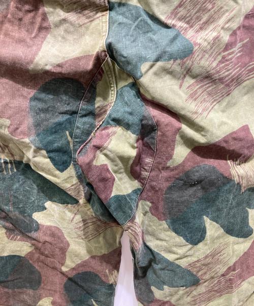 ベルギー軍（ベルギーグン）ベルギー軍 (ベルギーグン) ブラッシュストロークカモ カーゴパンツ カーキ サイズ:4の古着・服飾アイテム