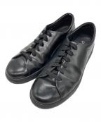 PRADAプラダ）の古着「パテントレザースニーカー」｜ブラック