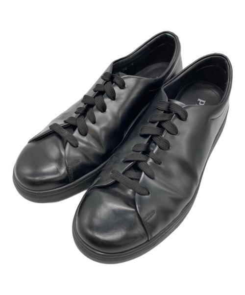 PRADA（プラダ）PRADA (プラダ) パテントレザースニーカー ブラック サイズ:9の古着・服飾アイテム