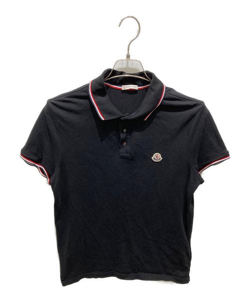 MONCLER（モンクレール）MONCLER (モンクレール) MAGLIA POLO ブラック サイズ:Ｌの古着・服飾アイテム