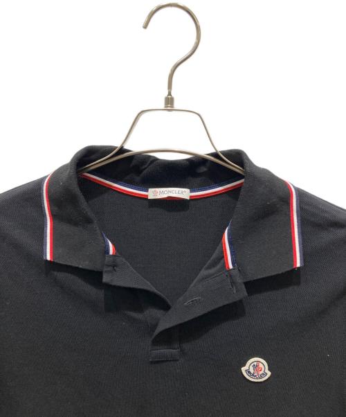 MONCLER（モンクレール）MONCLER (モンクレール) MAGLIA POLO ブラック サイズ:Ｌの古着・服飾アイテム