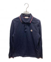 MONCLER（モンクレール）の古着「MAGLIA POLO MANICA LUNGA」｜ネイビー