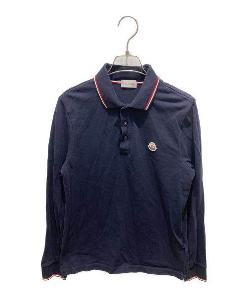 MONCLER（モンクレール）MONCLER (モンクレール) MAGLIA POLO MANICA LUNGA ネイビー サイズ:Sの古着・服飾アイテム