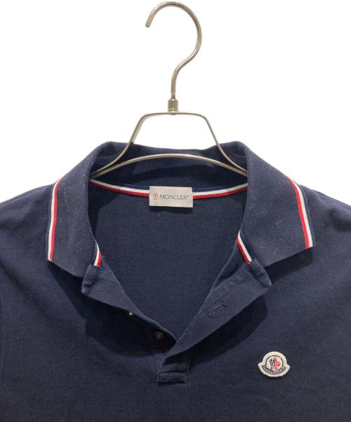 MONCLER（モンクレール）MONCLER (モンクレール) MAGLIA POLO MANICA LUNGA ネイビー サイズ:Sの古着・服飾アイテム