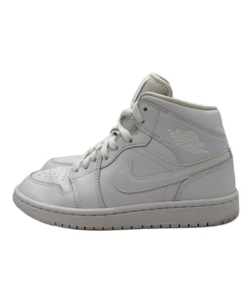 NIKE（ナイキ）NIKE (ナイキ) Air Jordan 1 Mid（エア ジョーダン ワン ミッド） ホワイト サイズ:23.5の古着・服飾アイテム