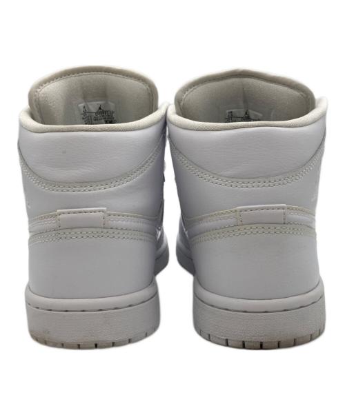 NIKE（ナイキ）NIKE (ナイキ) Air Jordan 1 Mid（エア ジョーダン ワン ミッド） ホワイト サイズ:23.5の古着・服飾アイテム