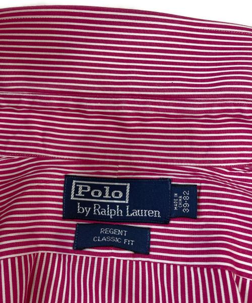 RALPH LAUREN（ラルフローレン）RALPH LAUREN (ラルフローレン) ストライプシャツ ピンク サイズ:39の古着・服飾アイテム