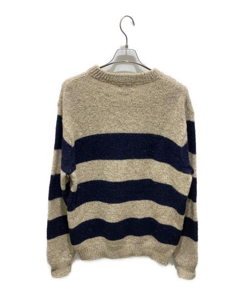 L.L.Bean（エルエルビーン）L.L.Bean (エルエルビーン) ボーダーニット ベージュ サイズ:Lの古着・服飾アイテム