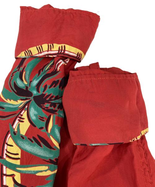 Sun Surf（サンサーフ）Sun Surf (サンサーフ) PLAM CLIMBERオープンカラーシャツ レッド サイズ:XXLの古着・服飾アイテム