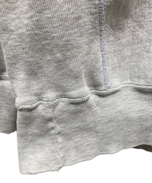 Champion REVERSE WEAVE（チャンピオン リバース ウィーブ）Champion REVERSE WEAVE (チャンピオン リバース ウィーブ) 染み込みプリントクルーネックスウェット グレー サイズ:XLの古着・服飾アイテム