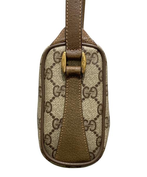 GUCCI（グッチ）GUCCI (グッチ) シェリーラインPVCショルダーバッグ ベージュの古着・服飾アイテム