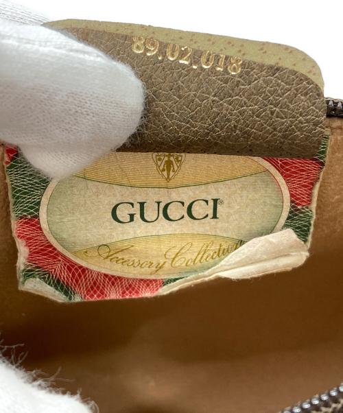 GUCCI（グッチ）GUCCI (グッチ) シェリーラインPVCショルダーバッグ ベージュの古着・服飾アイテム