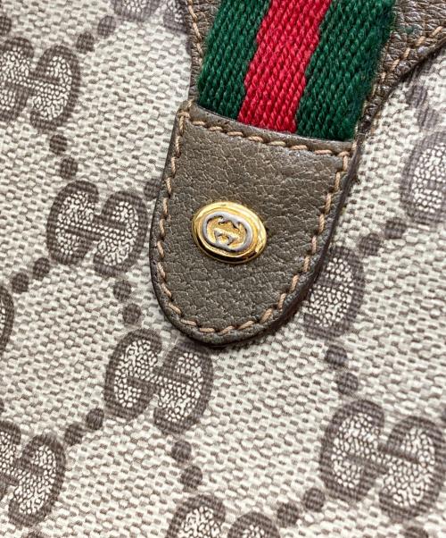 GUCCI（グッチ）GUCCI (グッチ) シェリーラインPVCショルダーバッグ ベージュの古着・服飾アイテム