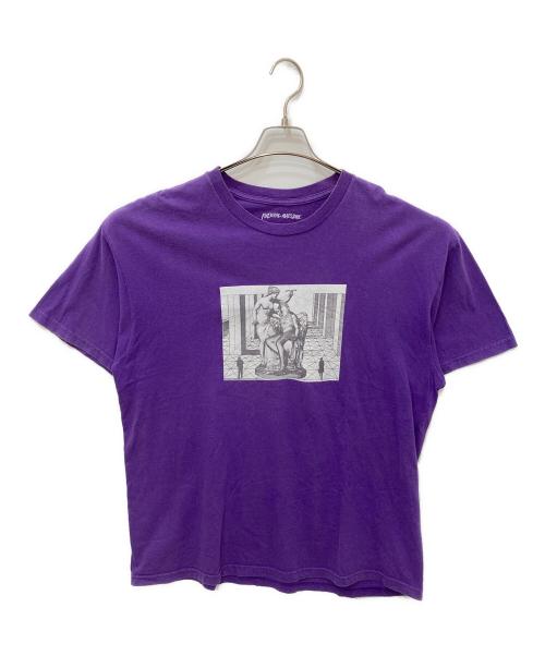 FUCKING AWESOME（ファッキンオーサム）Fucking Awesome (ファッキンオーサム) プリントTシャツ パープル サイズ:XLの古着・服飾アイテム