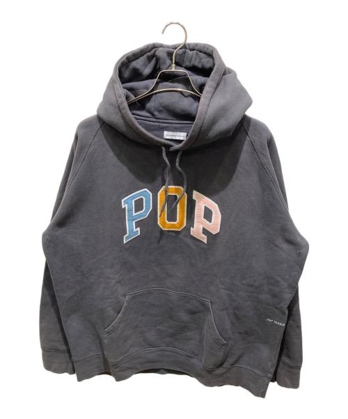 POP TRADING COMPANY（ポップトレーディングカンパニー）POP TRADING COMPANY (ポップトレーディングカンパニー) ARCH HD SWT/パーカー グレー サイズ:XLの古着・服飾アイテム