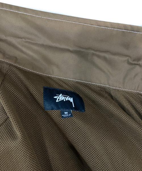 stussy（ステューシー）stussy (ステューシー) Stripe Zip  JKT JACKET ブラウン サイズ:Ｍの古着・服飾アイテム
