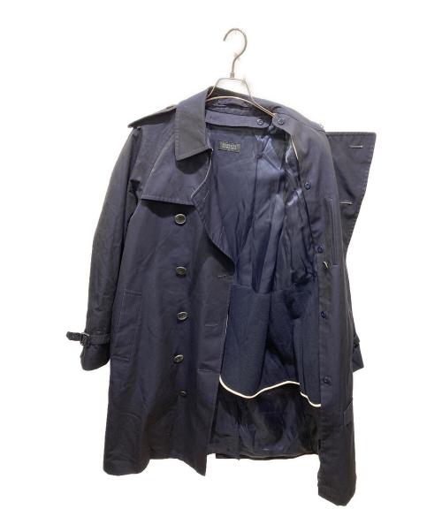 BARNEYS NEWYORK（バーニーズ・ニューヨーク）BARNEYS NEWYORK (バーニーズ・ニューヨーク) ライナー付コート ネイビー サイズ:48の古着・服飾アイテム