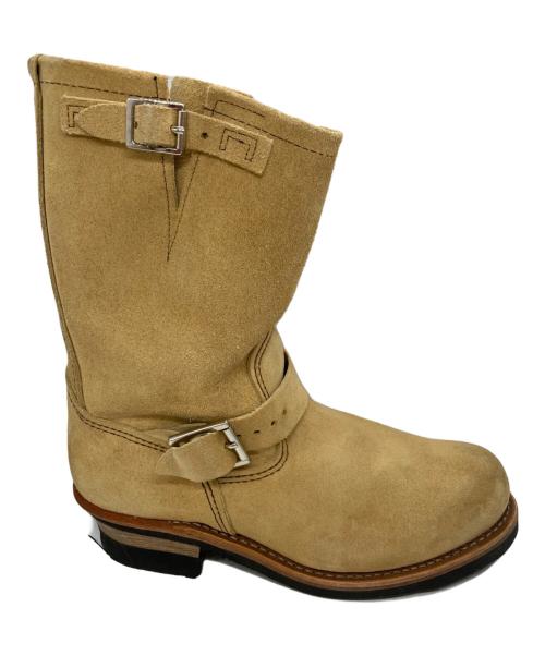 RED WING（レッドウィング）RED WING (レッドウィング) スウェードエンジニアブーツ ブラウン サイズ: 8.5Dの古着・服飾アイテム