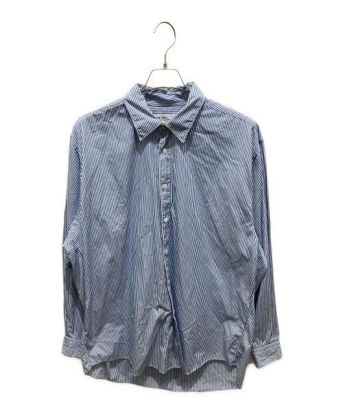 THE SEED WILLY CHAVARRIA（ウィリーチャバリア）THE SEED WILLY CHAVARRIA (ウィリーチャバリア) ストライプシャツ ブルー×ホワイト サイズ:42の古着・服飾アイテム