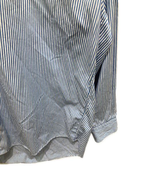 THE SEED WILLY CHAVARRIA（ウィリーチャバリア）THE SEED WILLY CHAVARRIA (ウィリーチャバリア) ストライプシャツ ブルー×ホワイト サイズ:42の古着・服飾アイテム