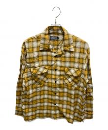 Hysteric Glamour（ヒステリックグラマー）の古着「SMOKING GIRL オープンカラーシャツ」｜イエロー