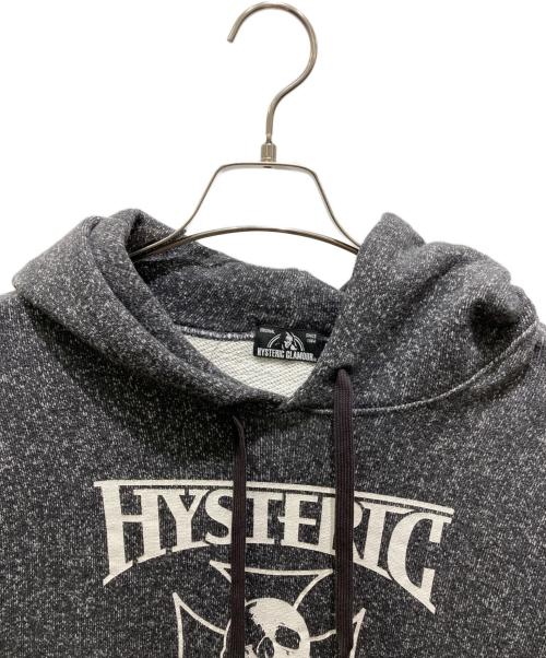 Hysteric Glamour（ヒステリックグラマー）Hysteric Glamour (ヒステリックグラマー) HYS RODS＆RIDES プルオーバーパーカー グレー サイズ:Ｍの古着・服飾アイテム