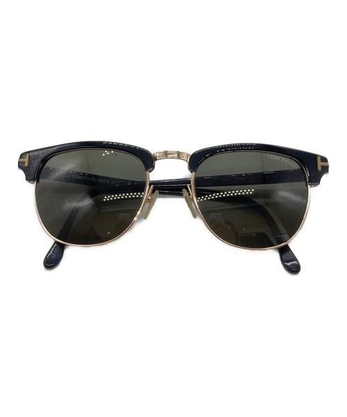TOM FORD（トムフォード）TOM FORD (トムフォード) ヘンリーラウンドフレームサングラス ブラック サイズ:51□20の古着・服飾アイテム