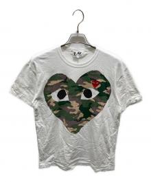 PLAY COMME des GARCONS（プレイコムデギャルソン）の古着「半袖カットソー」｜ホワイト