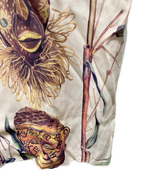 Sun Surf（サンサーフ）Sun Surf (サンサーフ) BATTLE MASK／ハワイアンシャツ ベージュ サイズ:XLの古着・服飾アイテム