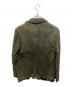 Paul Harnden (ポールハーデン) レザー ブレザージャケット/テーラードジャケット グリーン サイズ:L：150000円