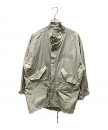 BAL（バル）の古着「NYCO GROSGRAIN FISHTAIL COAT」｜アイボリー