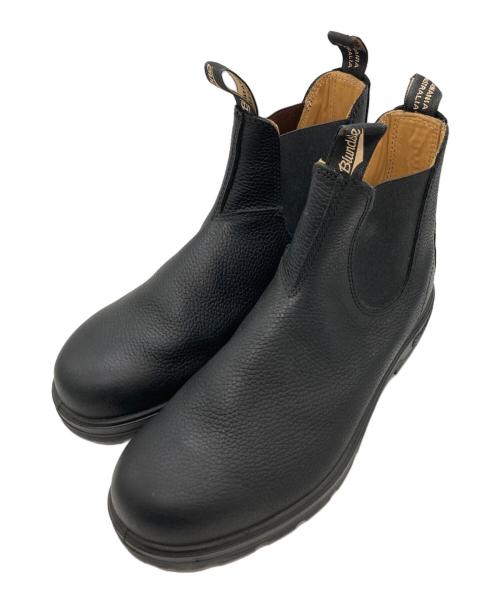 BLUND STONE（ブランドストーン）BLUND STONE (ブランドストーン) シボ革サイドゴアブーツ ブラック サイズ:9の古着・服飾アイテム
