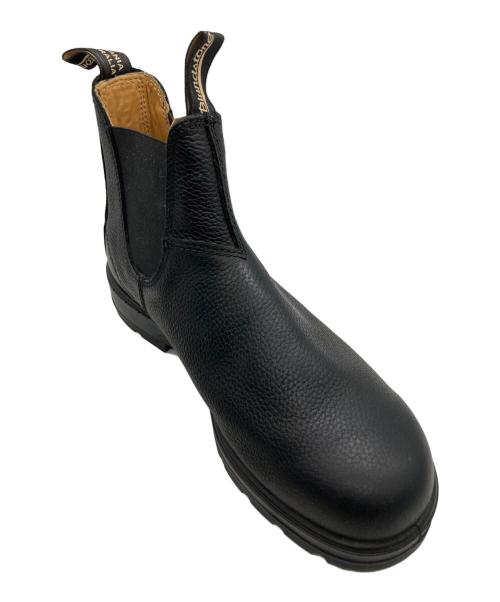 BLUND STONE（ブランドストーン）BLUND STONE (ブランドストーン) シボ革サイドゴアブーツ ブラック サイズ:9の古着・服飾アイテム
