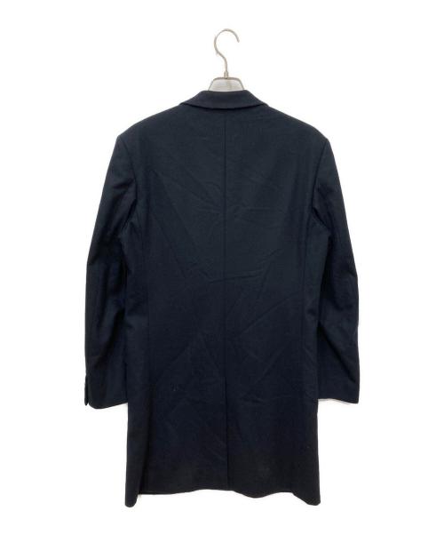 MISTER GENTLE MAN（ミスタージェントルマン）MISTER GENTLE MAN (ミスタージェントルマン) チェスターコート ネイビー サイズ:Lの古着・服飾アイテム