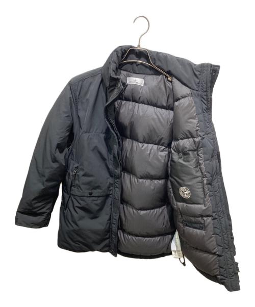 STONE ISLAND（ストーンアイランド）STONE ISLAND (ストーンアイランド) Micro Twill Down Jacket　マイクロ ツイル ダウンジャケット ブラック サイズ:Sの古着・服飾アイテム