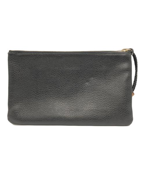 GUCCI（グッチ）GUCCI (グッチ) バンブー タッセル クラッチバッグ セカンドバッグ ブラックの古着・服飾アイテム