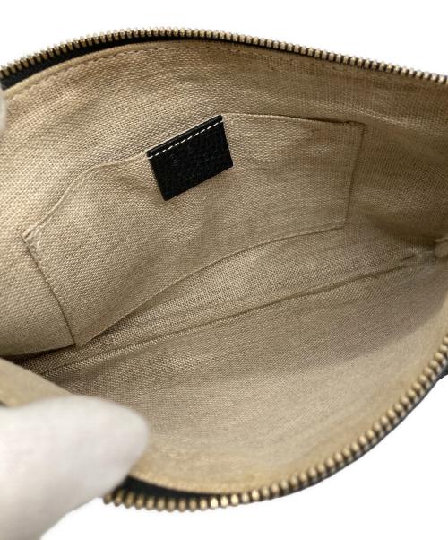 GUCCI（グッチ）GUCCI (グッチ) バンブー タッセル クラッチバッグ セカンドバッグ ブラックの古着・服飾アイテム