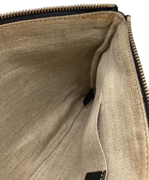 GUCCI（グッチ）GUCCI (グッチ) バンブー タッセル クラッチバッグ セカンドバッグ ブラックの古着・服飾アイテム