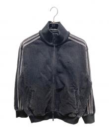 adidas（アディダス）の古着「アディカラー デニム ファイヤーバード トラックトップ」｜ブラック