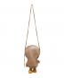 BAPE BY A BATHING APE (ベイプバイアベイシングエイプ) BABY MILO PLUSH DOLL CHAIN SHOULDER BAG　ベイビーマイロプラッシュドールチェーンショルダーバッグ ブラウン：20000円