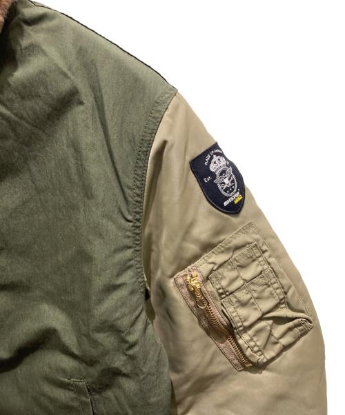 HOUSTON（ヒューストン）HOUSTON (ヒューストン) N-1デッキジャケット カーキ サイズ:Ｍ 未使用品の古着・服飾アイテム