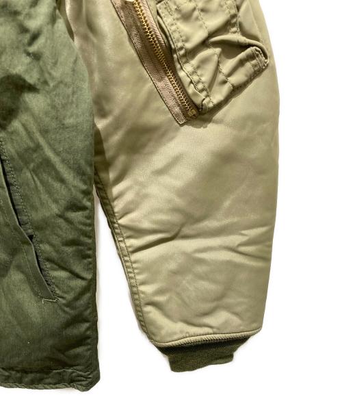 HOUSTON（ヒューストン）HOUSTON (ヒューストン) N-1デッキジャケット カーキ サイズ:Ｍ 未使用品の古着・服飾アイテム