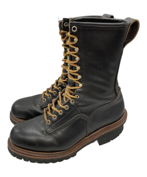 RED WING（レッドウィング）RED WING (レッドウィング) PT91ロガーブーツ ブラック サイズ:9 1/2 Dの古着・服飾アイテム