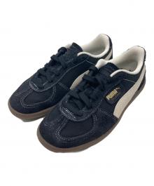 PUMA（プーマ）の古着「PALERMO VINTAGE PUMA BLACK-FROSTED　（プーマ パレルモ ヴィンテージ プーマ ブラック-フロステッド）」｜ブラック
