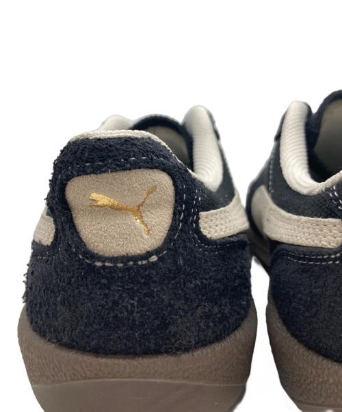 PUMA（プーマ）PUMA (プーマ) PALERMO VINTAGE PUMA BLACK-FROSTED　（プーマ パレルモ ヴィンテージ プーマ ブラック-フロステッド） ブラック サイズ:23の古着・服飾アイテム