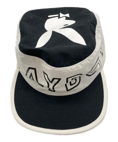 PLAY BOY（プレイボーイ）PLAY BOY (プレイボーイ) SUPREME (シュプリーム) キャップ ホワイト×ブラックの古着・服飾アイテム