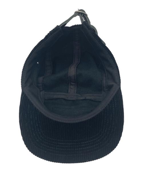 SUPREME（シュプリーム）SUPREME (シュプリーム) Corduroy Camp Cap　コーデュロイキャンプキャップ ブラックの古着・服飾アイテム