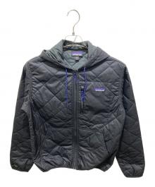 Patagonia（パタゴニア）の古着「Diamond Quilt Bomber Hoody　ダイアモンドキルトボマーフーディー」｜ブラック