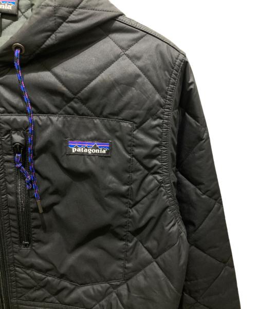 Patagonia（パタゴニア）Patagonia (パタゴニア) Diamond Quilt Bomber Hoody　ダイアモンドキルトボマーフーディー ブラック サイズ:XSの古着・服飾アイテム