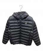 NEW BALANCEニューバランス）の古着「フーデッドパッファー ジャケット」｜ブラック